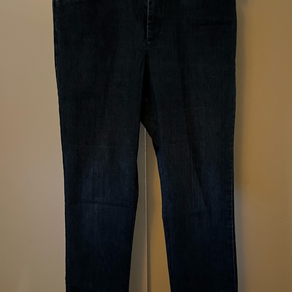 Dockers Ideal Fit Sz 4 Medium Cotton Poly Spandex taper down Jean chino pant - Picture 4 of 15